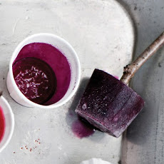 White Pine and Blueberry Ice Pops