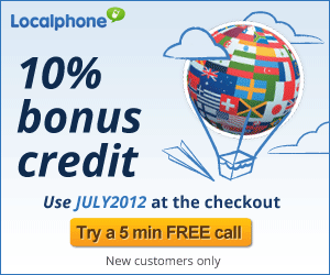 10% bonus credit, cheap international calls