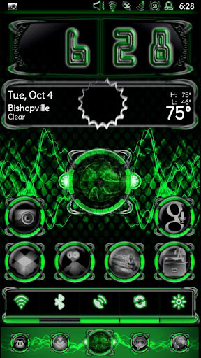 Bionic Launcher Theme Green