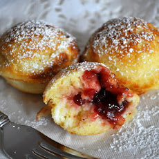 Ebelskivers (Danish Pancakes) With Lingonberry Jam
