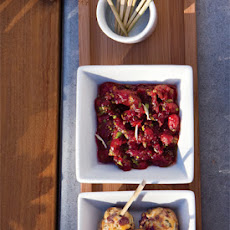 Turkey Meatballs with Sage and Cranberries