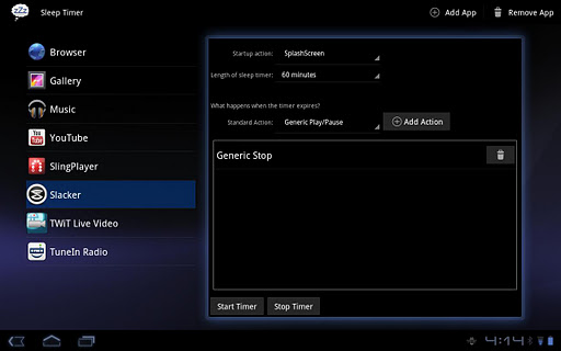 Sleep Timer for Android 3.0+