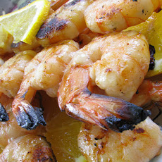 Gas-Grilled Shrimp Skewers