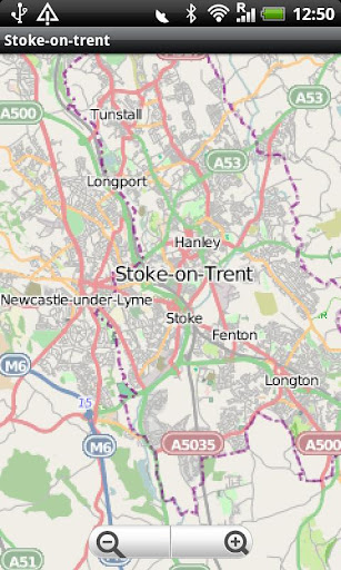 Stoke-on-Trent Street Map