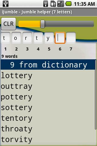 iJumble - Jumble helper