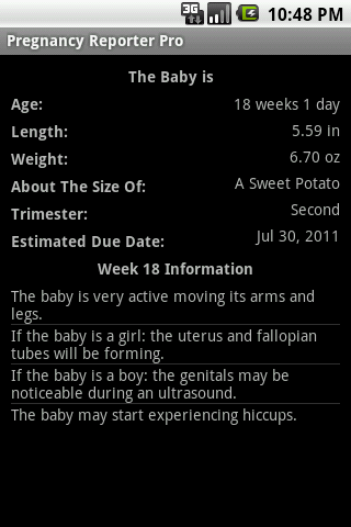 Pregnancy Reporter Widget Pro