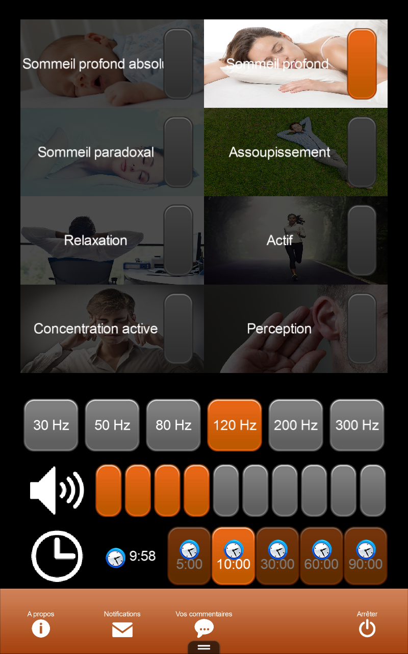 Android application Brainwave Controller screenshort