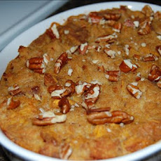 Pumpkin Bread Pudding (Low Fat)