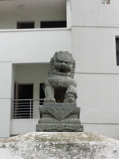 Left Lion Statue of the Aged Sick 