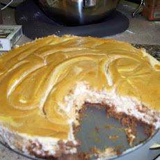 Spiced Pumpkin Swirl Cheesecake