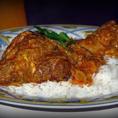 Indian-Style Lamb Shanks With Dried Apricots