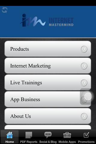Internet Marketing Company App