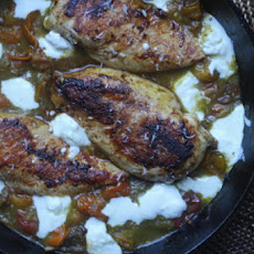 Seared Chicken with Cherry Tomato Pan Sauce