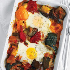 Ratatouille and Baked Eggs