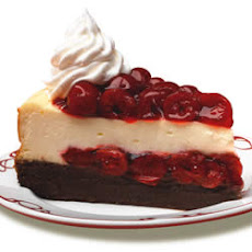 Cherry Chocolate Brownie Cheesecake