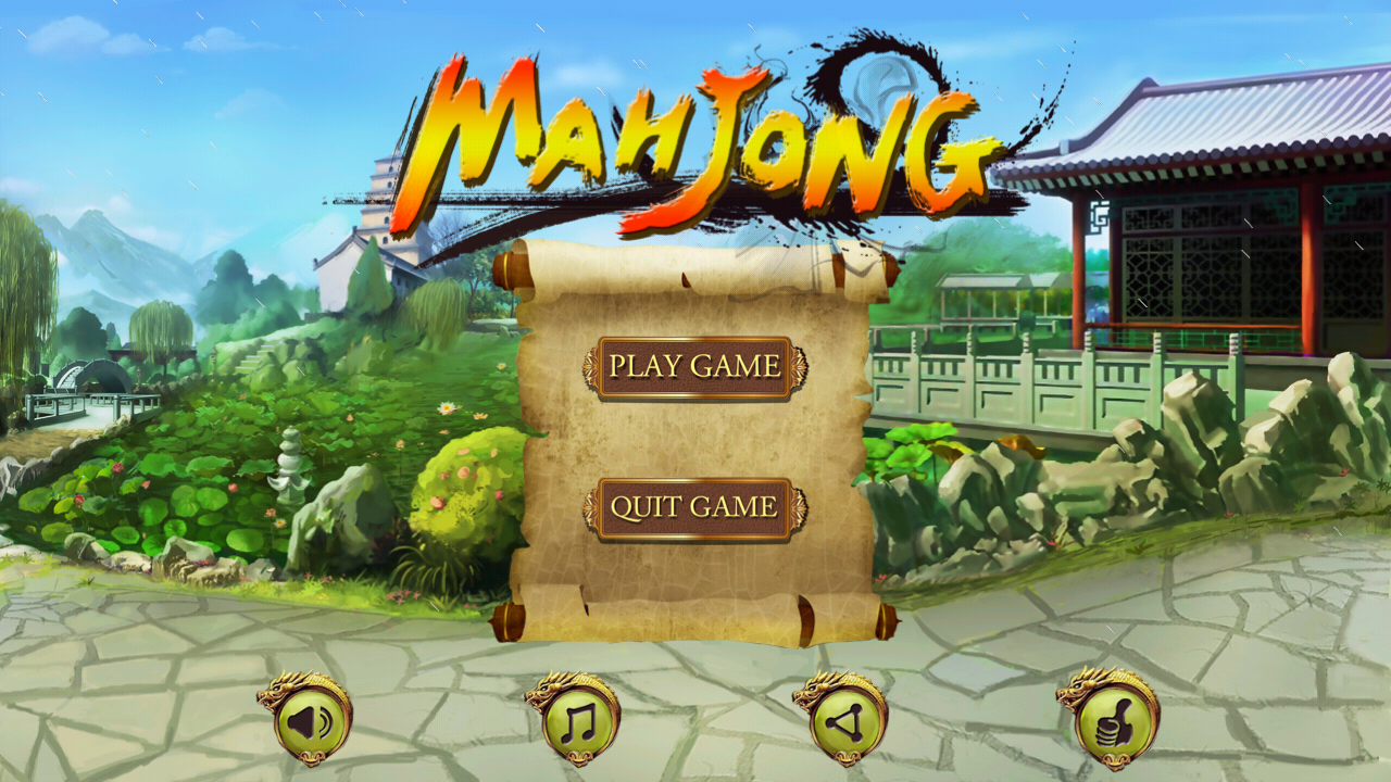 Android application Mahjong screenshort