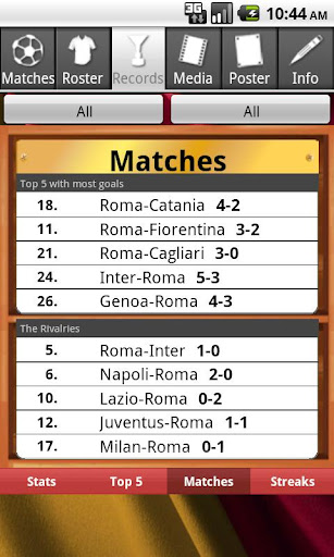 【免費運動App】Rome 2010/2011-APP點子