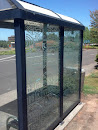 Bus Stop Glass Art