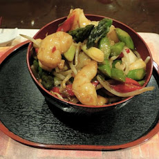 Stir Fried Prawns in Chilli Bean Sauce