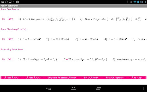 Polar Coordinates Sketching