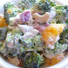 Broccoli Salad With Mandarin Oranges and Cashews