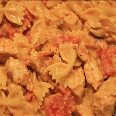 Creamy Cajun Chicken and Pasta for One