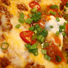 Cheesy Chorizo Wedges