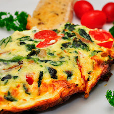 Herbed Frittata With Edamame