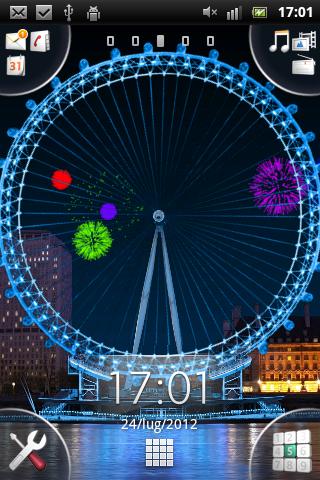 Fireworks London Eye LWP HD