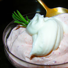 Cranberry-orange cloud ice cream