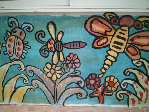 Farmgol - Giant Dragonflies Mural