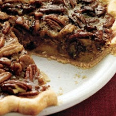 Bourbon-Orange Pecan Pie with Bourbon Cream