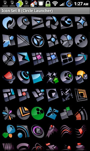 Icon Set B ADW Circle Launcher