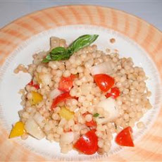 Heirloom Tomato Salad with Pearl Couscous
