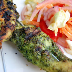 Roast Chicken with Pesto and Potatoes