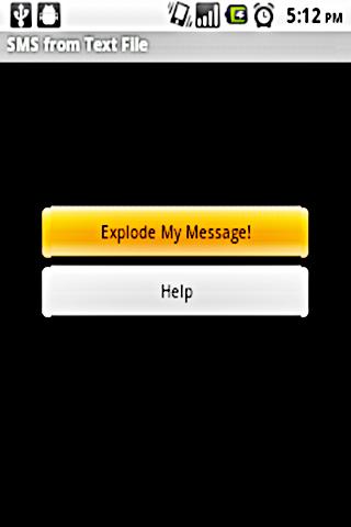 SMS from Text File