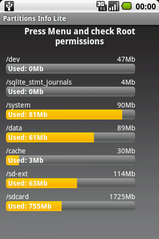 Partitions Info Lite