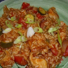 Sausage and Chicken Jambalaya Stirfry