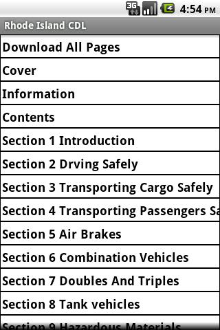 Rhode Island CDL Manual