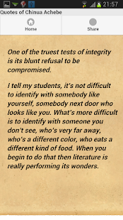How to mod Quotes of Chinua Achebe 0.0.1 mod apk for pc