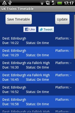 【免費交通運輸App】UK Trains Timetable-APP點子