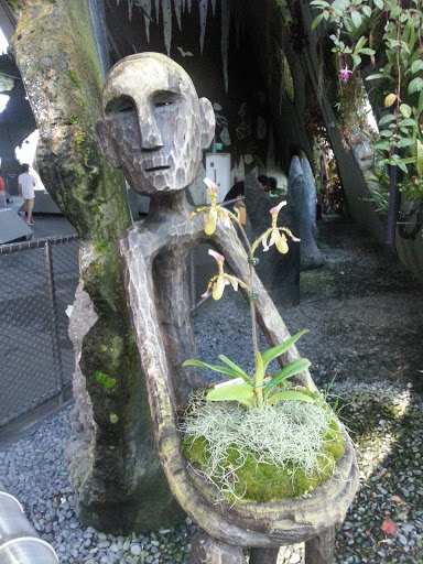 Human Plant Holder Sculpture