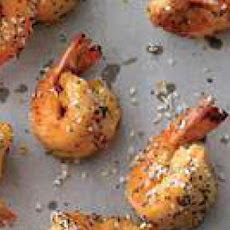 Everything-Seeded Shrimp with a Schmear