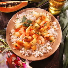 Sweet-and-Sour Shrimp in Fruit Sauce