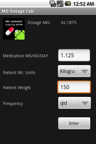 MD Dosage Calculator