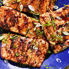 Grilled Teriyaki-Glazed Salmon