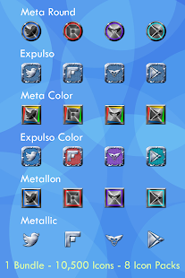 How to mod Metal 8 Icon Pack Bundle patch 1.11.0 apk for android