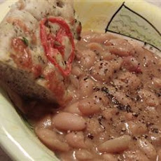 Slow Cooker Ham and Beans