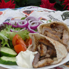 Greek-Style Pork Gyros Plate