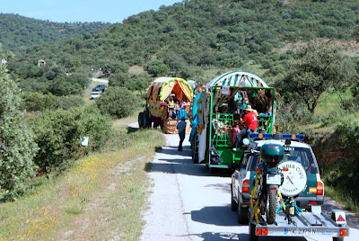 Carretas de Marmolejo camino del Santuario
